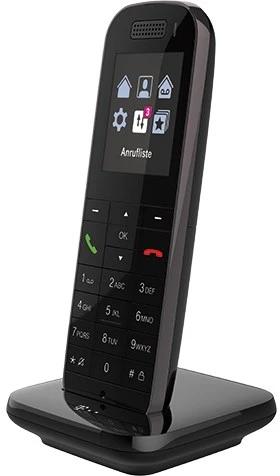 TLM Telekom Speedphone 52 DECT telefonas Skambintojo ID Juoda