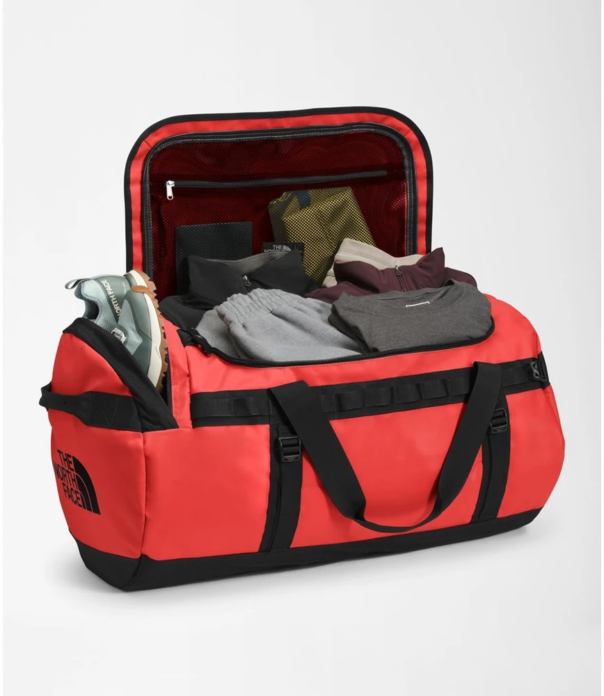 The North Face Base Camp Duffel L Sportinis Krepšys 95L Poliesteris Juoda, Raudona