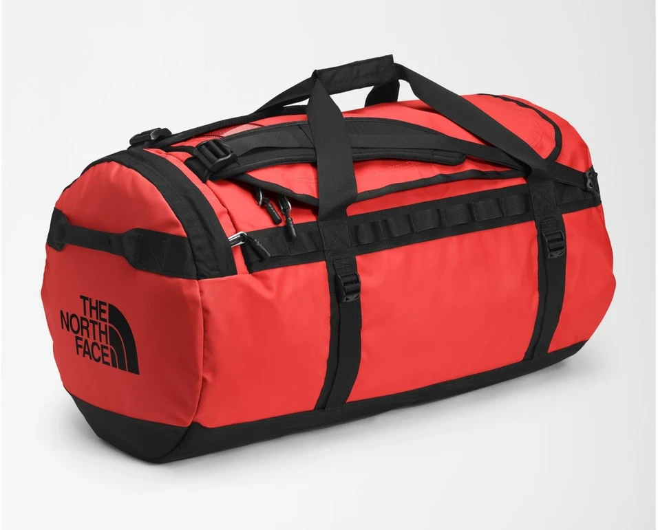 The North Face Base Camp Duffel L Sportinis Krepšys 95L Poliesteris Juoda, Raudona