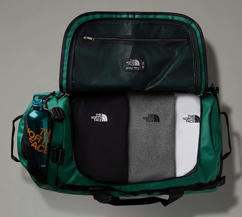 TNF Sportinis krepšys The North Face OS 71L, nailonas, poliesteris, juodas, žalias