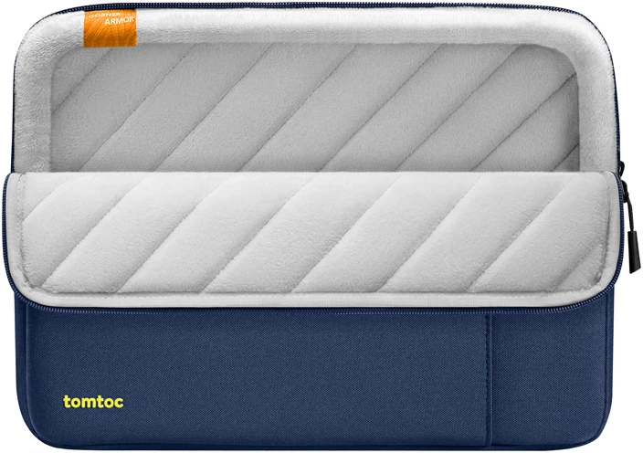 Rinkinys pokrowiec na laptopa TOMTOC Defender-A13 + Dėklas 14'' (tamsiai mėlyna)