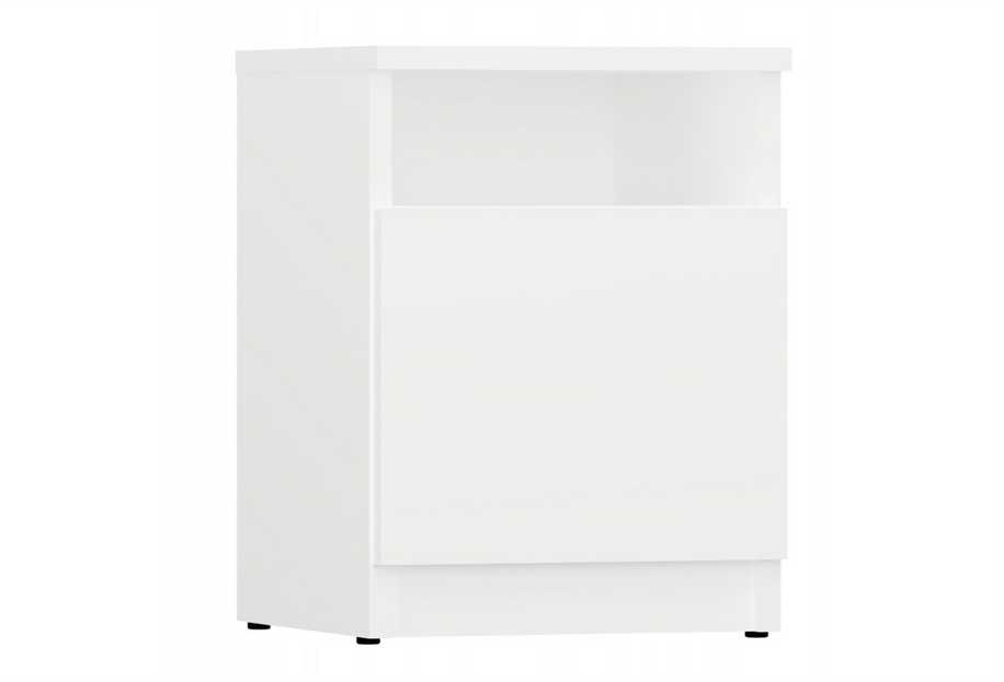 Top E Shop GALAX 30/1D Baltas BEDSIDE TABLE