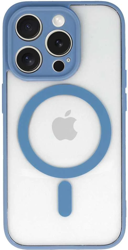 Fusion Accessories Topt Acrylic Color Magsafe dėklas skirtas Apple iPhone 16 Pro light mėlynos spalvos