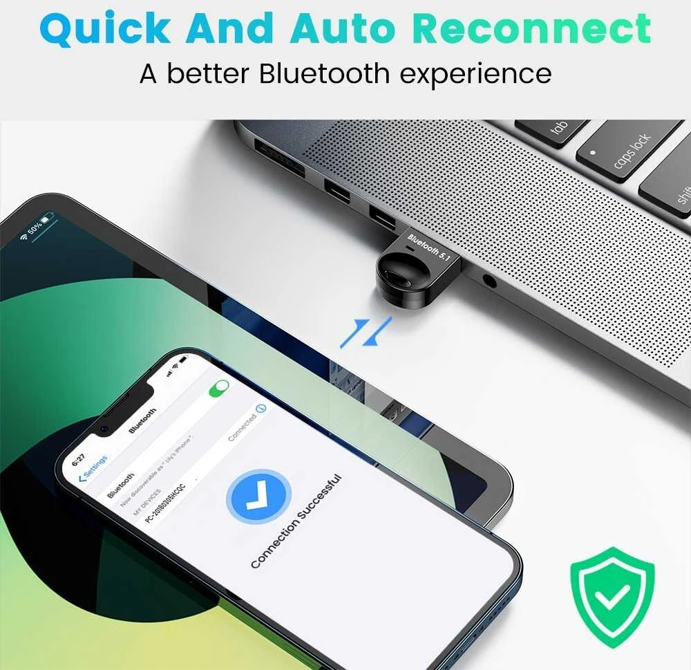 Toptel Top Adapteris Bluetooth 5.1 – USB