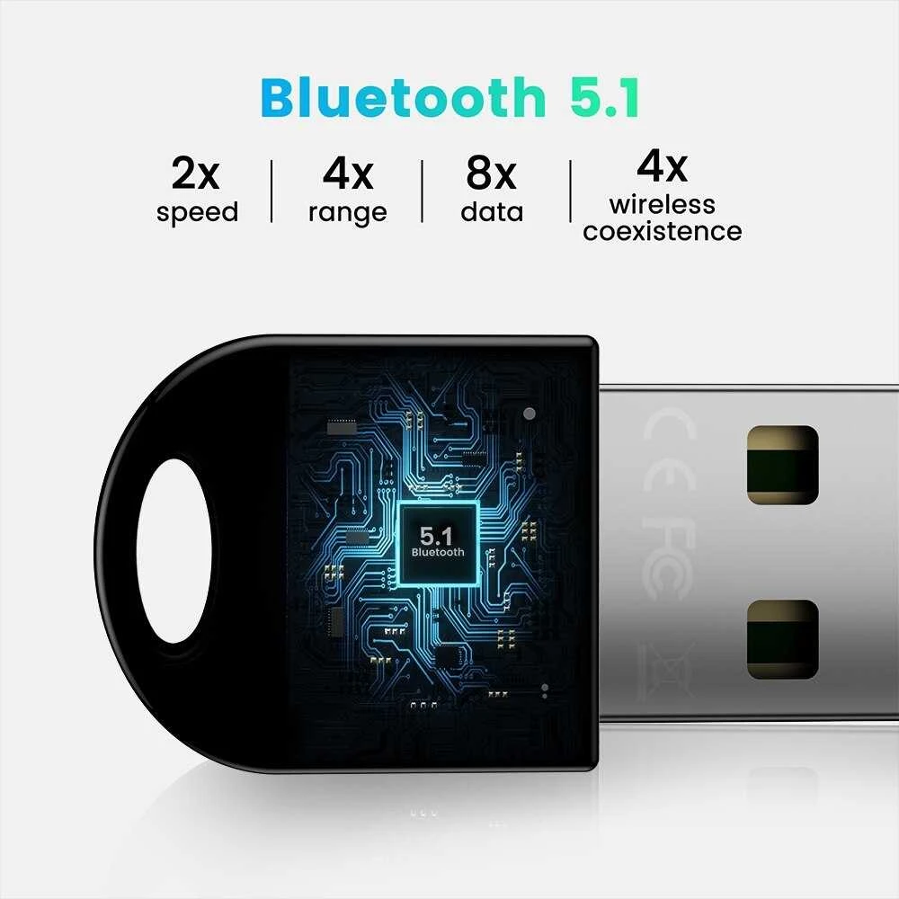 Toptel Top Adapteris Bluetooth 5.1 – USB