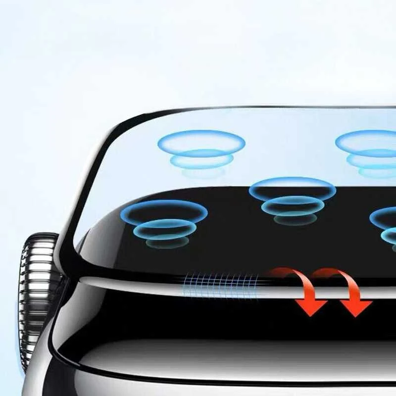 Fusion Accessories Topt Apsauginis stiklas Acrylic Full Glue skirta Apple Watch 7/8/9 45mm
