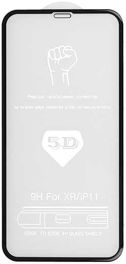 iLike Riposo Apsauginis stiklas „5D“ įvairiems telefonų modeliams, juodas IPHONE 11 (6.1')