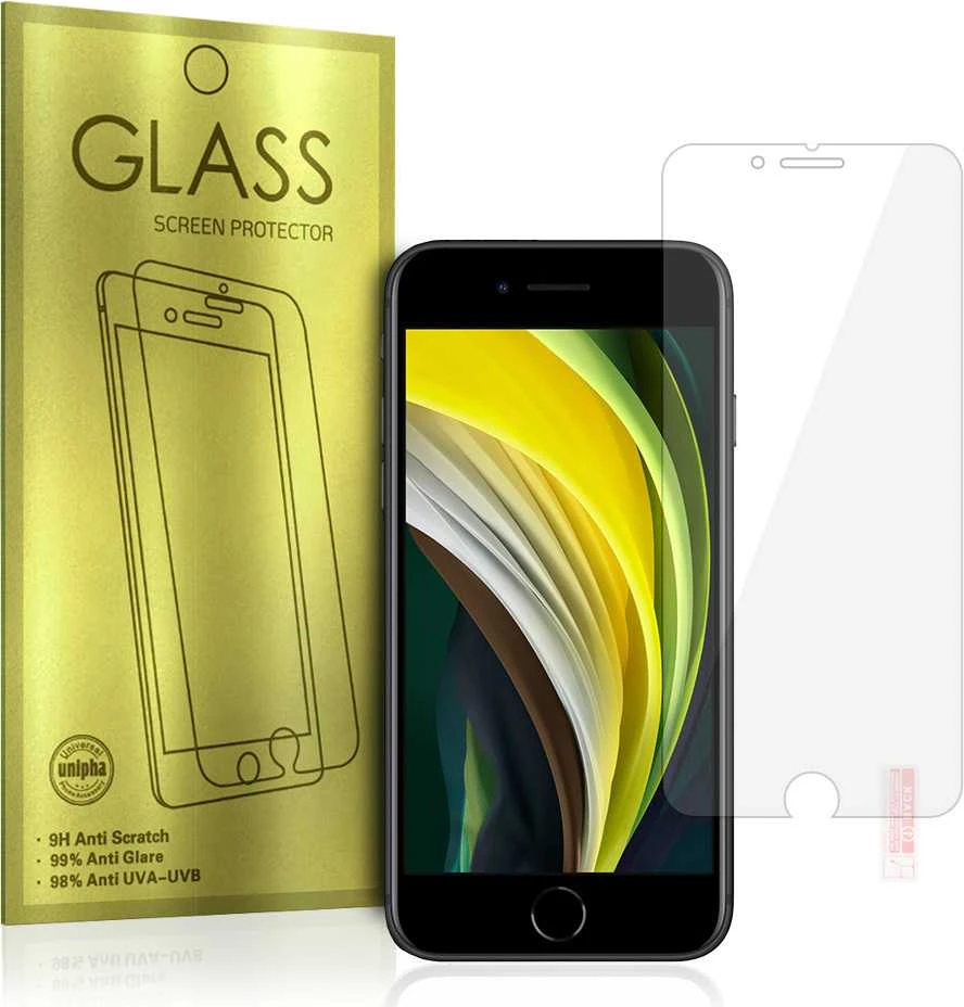 Fusion Accessories Topt Apsauginis stiklas Gold skirtas Apple iPhone SE 2020/SE 2022