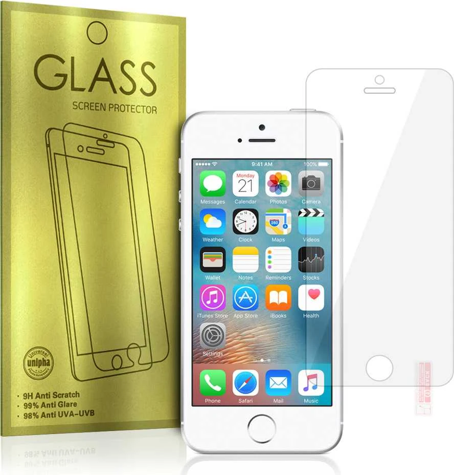 Topt Apsauginis stiklas Gold skirtas Apple iPhone 5/5G/5S/SE/6C
