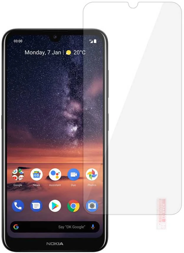 Fusion Accessories Topt Apsauginis stiklas Gold skirtas NOKIA 3.2