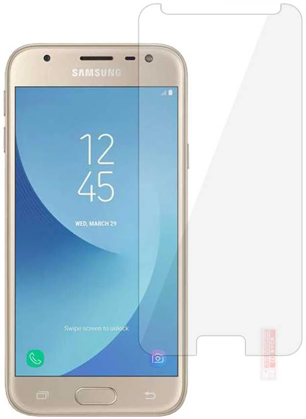 Fusion Accessories Topt Apsauginis stiklas Gold skirtas Samsung Galaxy J3 (2017)