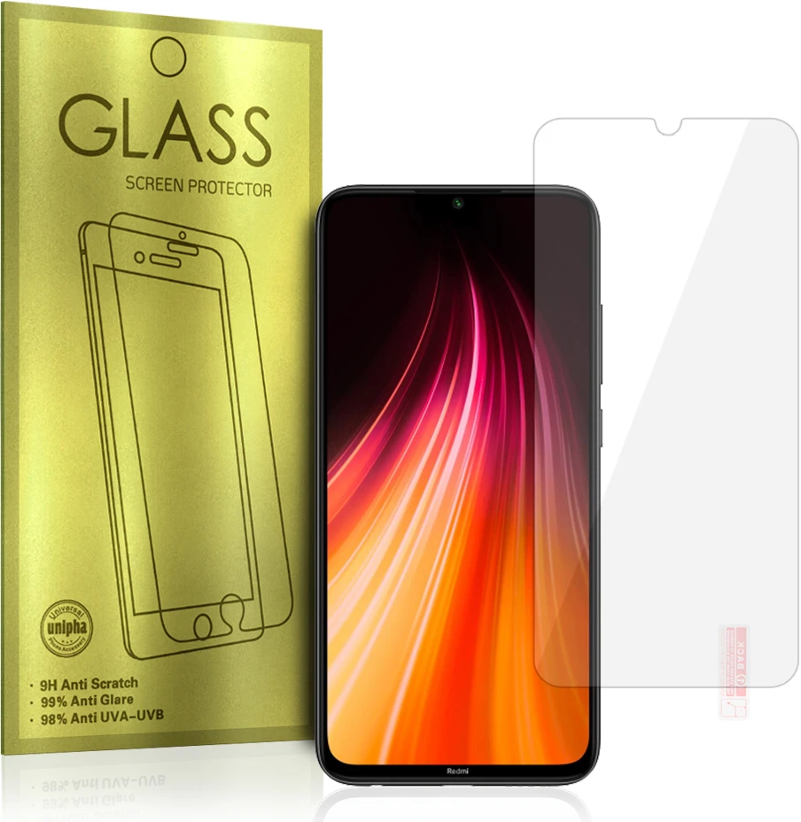 Apsauginis stiklas Gold for XIAOMI REDMI NOTE 8