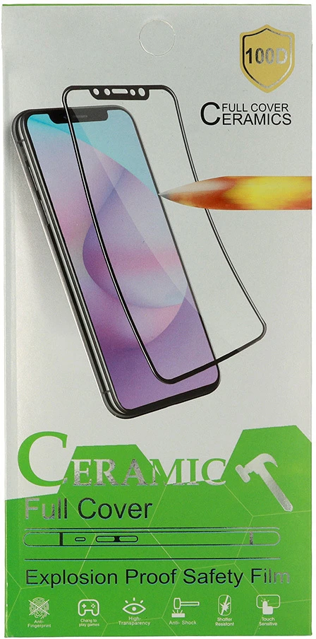 Fusion Accessories Tempered Glass HARD CERAMIC for SAMSUNG GALAXY S20 FE/LITE Juodas