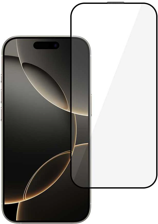 Toptel Topt Apsauginis stiklas HARD Full Glue 5D skirtas Apple iPhone 16 Pro Max Juodas