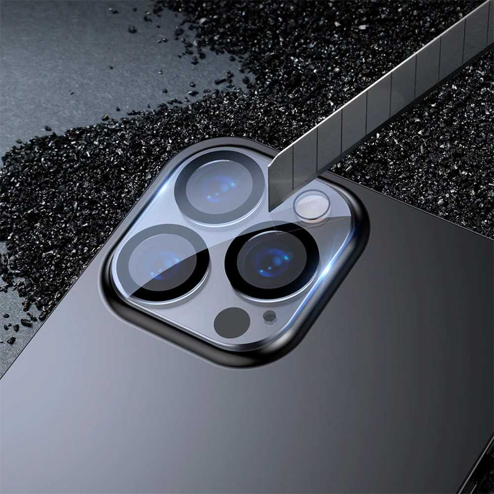 iLike Topt Apsauginis stiklas HARD SILK PRINT skirtas kamerai (lešiui) Apple iPhone 14/14 Plus (island)
