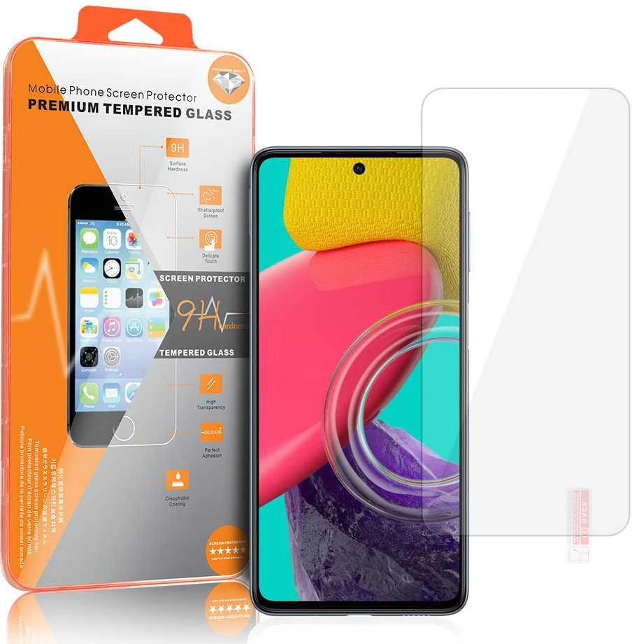 Oem Topt Apsauginis stiklas Oranžinis skirtas Samsung Galaxy M53 5G