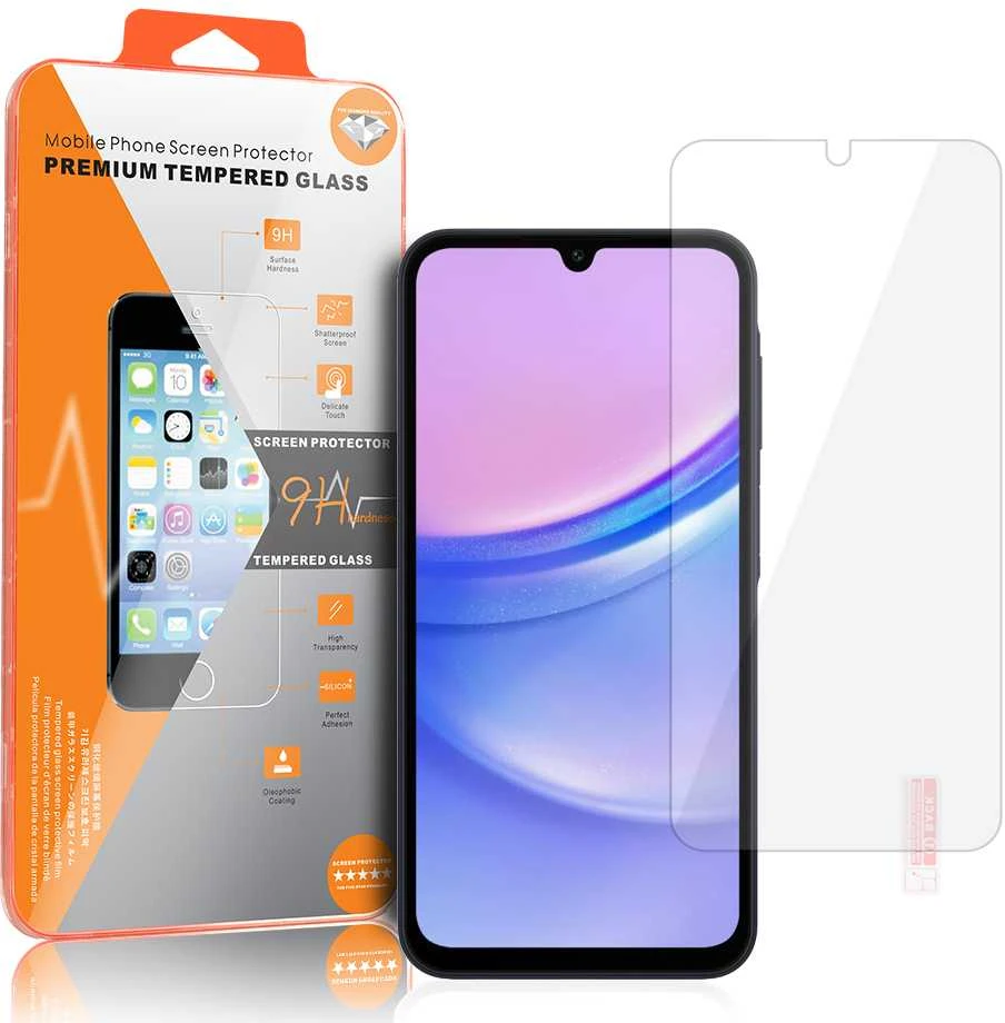 Reach LCD apsauginis stikliukas Oranžinis Samsung A155 A15 4G/A156 A15 5G