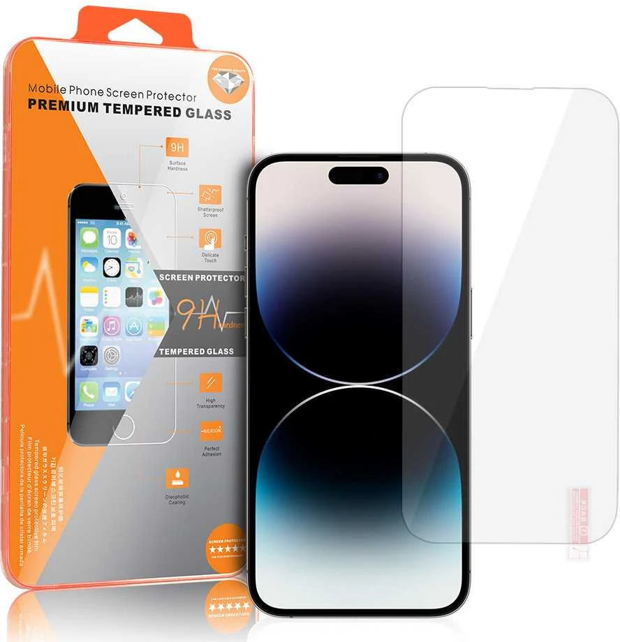 Reach LCD apsauginis stikliukas Oranžinis Apple iPhone 15/15 Pro