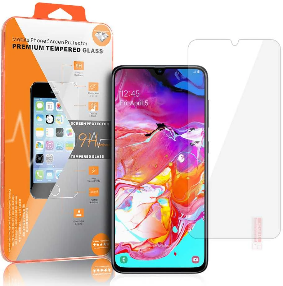 Tempered Glass Topt Apsauginis stiklas Oranžinis skirtas Samsung Galaxy A70