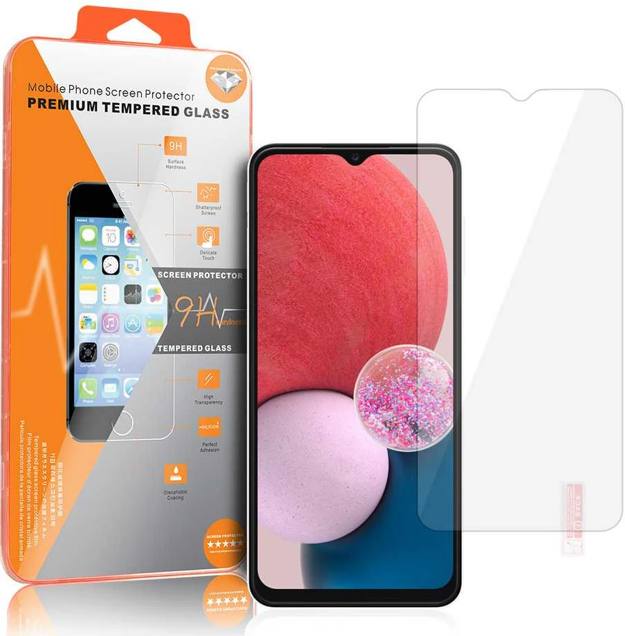 Reach LCD apsauginis stikliukas Oranžinis Samsung A135 A13 4G/A136 A13 5G/A047 A04s