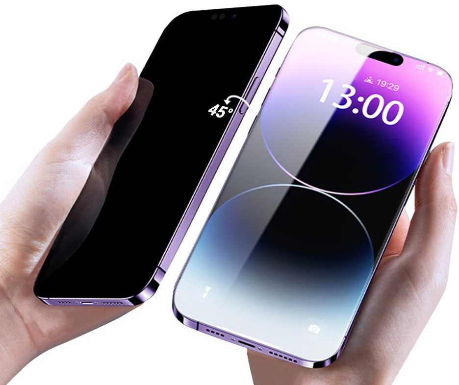 iLike Topt Apsauginis stiklas Privacy Glass skirtas Samsung Galaxy A34 5G Juodas