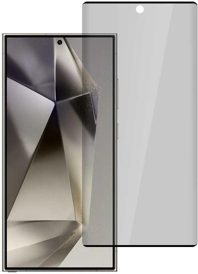 Fusion Accessories Topt Apsauginis stiklas Privacy Glass skirtas Samsung Galaxy S24 Ultra Juodas
