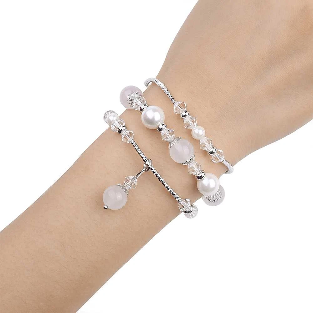 Toptel Topt Apyrankė skirta Apple Watch 38/40/41 design 4 baltos spalvos