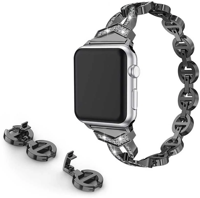 Išmaniojo laikrodžio apyrankė Oem, skirta Apple Watch (42/44/45 mm), Grafito spalvos
