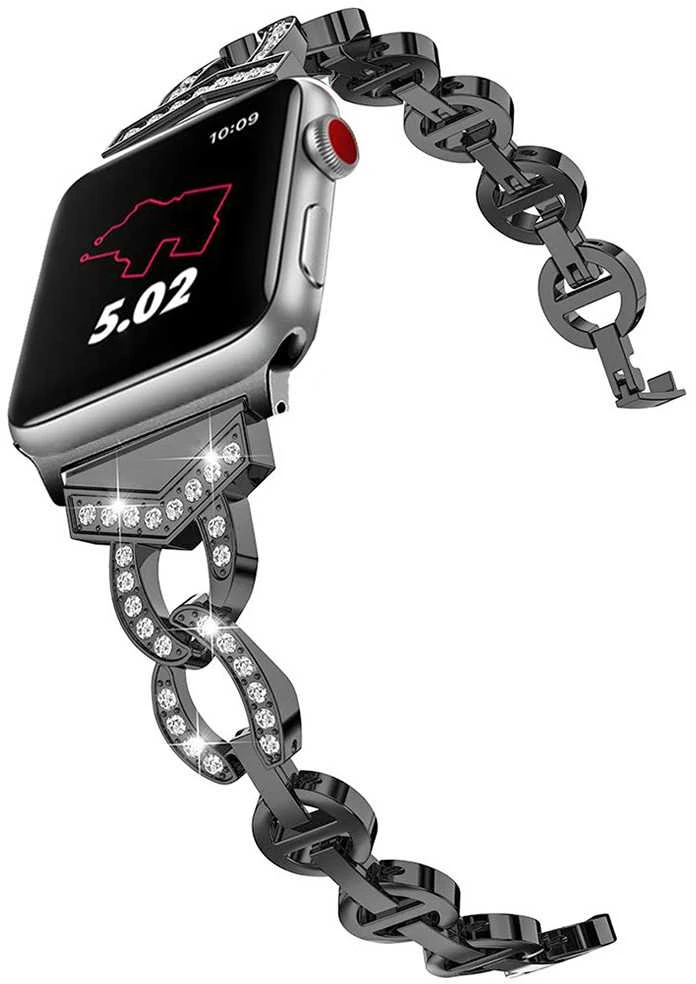 Išmaniojo laikrodžio apyrankė Oem, skirta Apple Watch (42/44/45 mm), Grafito spalvos