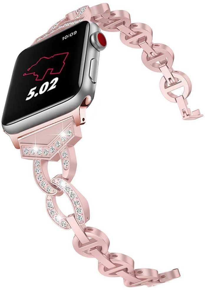 Dirželis-apyrankė skirta Apple Watch laikrodžiams, Rožinės spalvos