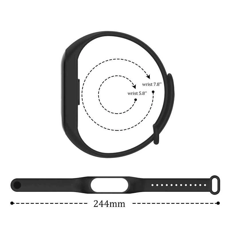 Fusion Accessories Topt Apyrankė skirta Xiaomi Mi apyrankė 5/6/7 oranžinės spalvos