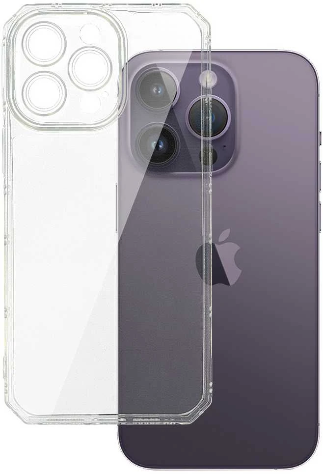 iLike Topt Armor Antishock dėklas skirtas Apple iPhone 14 Pro Max skaidrus