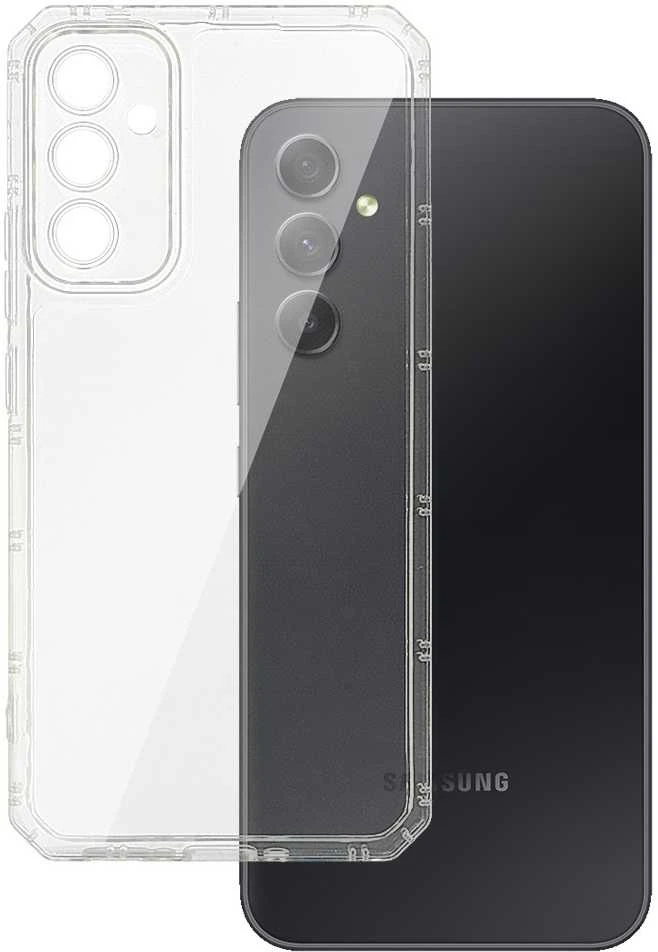 Fusion Accessories Topt Armor Antishock dėklas skirtas Samsung Galaxy A34 5G skaidrus