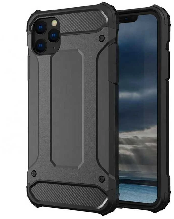 Fusion Accessories Topt Armor Carbon Dėklas skirtas Apple iPhone 15 Plus juodos spalvos