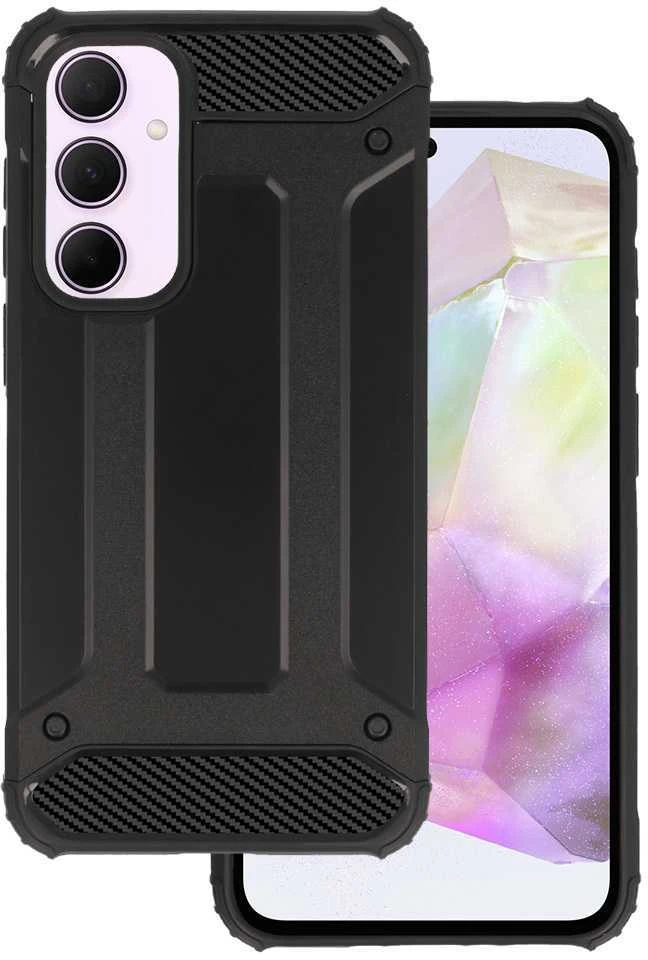 Fusion Accessories Topt Armor Carbon dėklas skirtas Samsung Galaxy A35 juodos spalvos