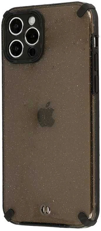 Toptel Topt Armor Glitter dėklas skirtas Apple iPhone 12 Pro Max juodas