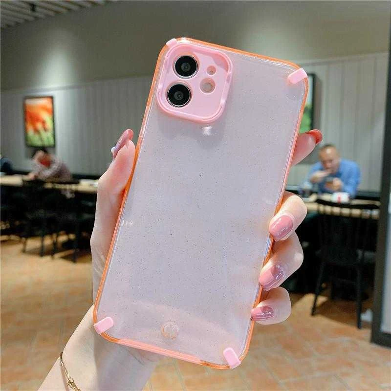 Toptel Topt Armor Glitter dėklas skirtas Apple iPhone 11 Pro rožinės spalvos