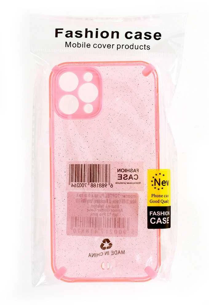 Toptel Topt Armor Glitter dėklas skirtas Apple iPhone 11 Pro rožinės spalvos