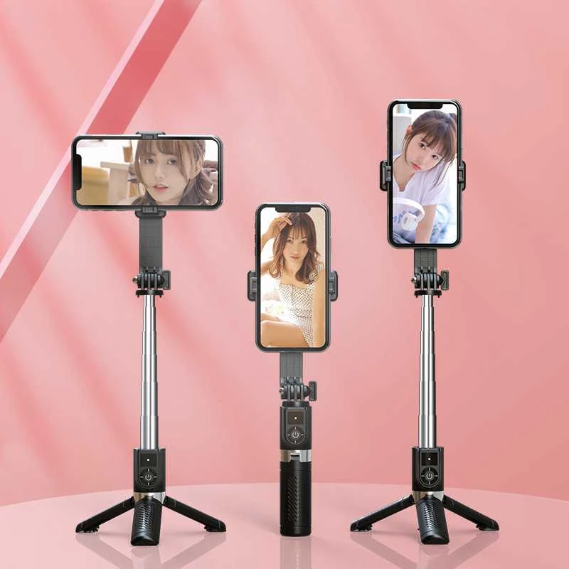 Fusion Accessories Topt Asmenukių lazda MINI – su atjungiamu bluetooth nuotoliniu valdymu ir trikoju – P09 juodos spalvos