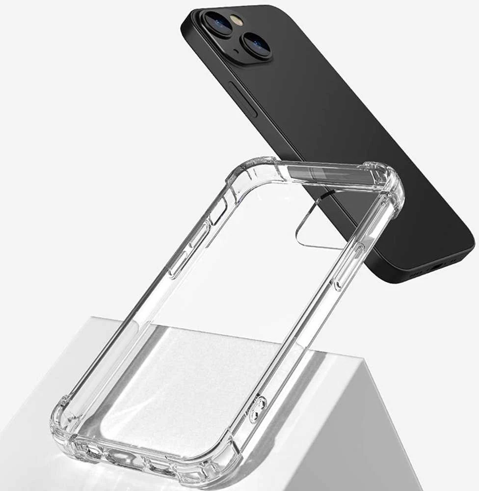 Topt Back dėklas ANTI SHOCK 0,5mm skirtas IPHONE 14 PLUS skaidrus
