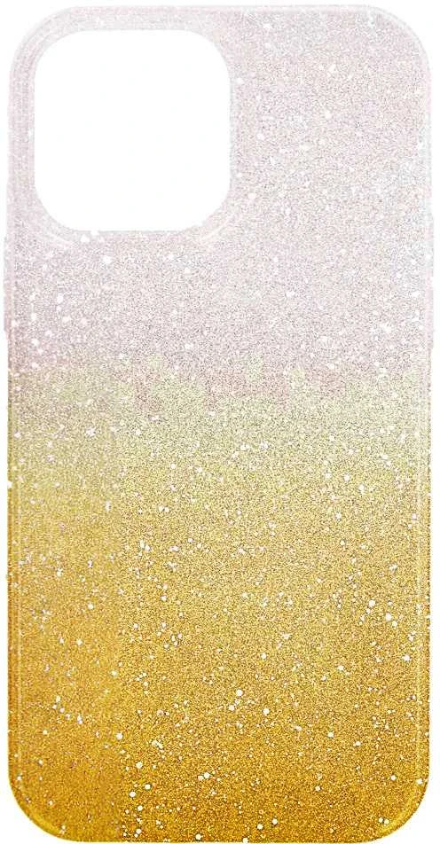 Topt Back dėklas BLING skirtas IPHONE 14 PLUS aukso spalvos