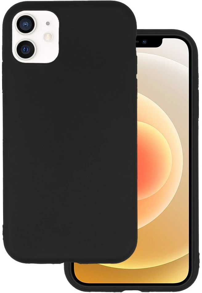 Fusion Accessories Galinis dėklas Matinis, skirtas iPhone 11, juodos spalvos