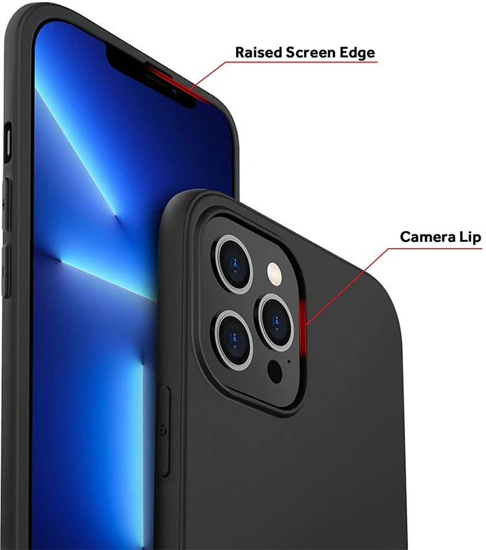 Riposo Dėklas „Matinis'' įvairiems telefonų modeliams, juodas IPHONE 7/8/SE(2020)