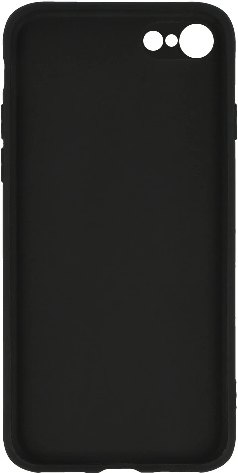Riposo Dėklas „Matinis'' įvairiems telefonų modeliams, juodas IPHONE 7/8/SE(2020)