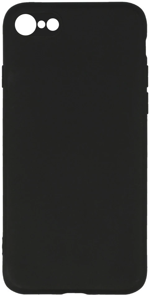 Riposo Dėklas „Matinis'' įvairiems telefonų modeliams, juodas IPHONE 7/8/SE(2020)