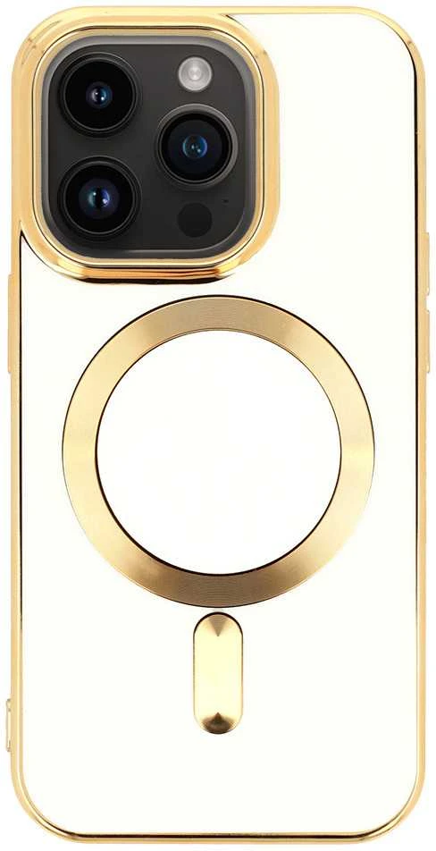Topt Beauty Magsafe dėklas skirtas Apple iPhone 14 Pro Max baltos spalvos