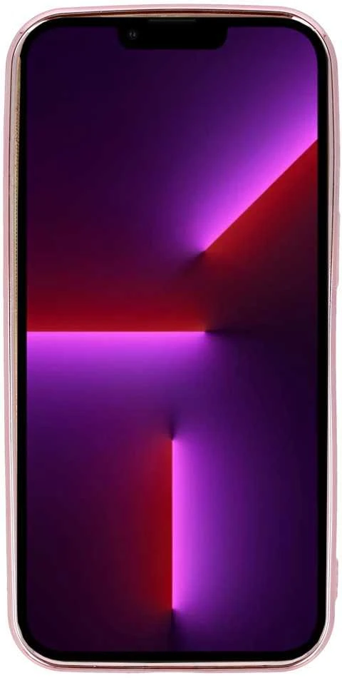 Topt Beauty skaidrus dėklas skirtas iPhone 12 Pro Max rožinės spalvos