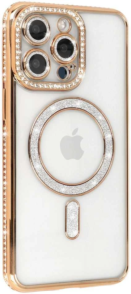 Toptel Topt Bling Magsafe Dėklas skirtas Apple iPhone 17 Air aukso spalvos