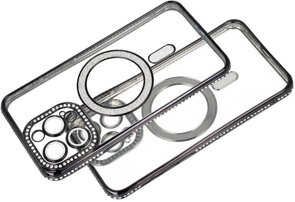 Toptel Topt Bling Magsafe dėklas skirtas Apple iPhone 16 violetinės spalvos
