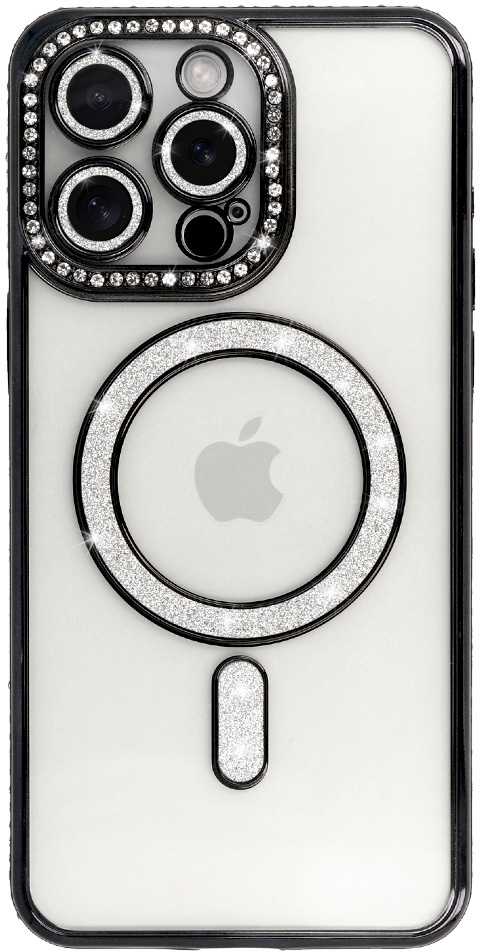 Toptel Topt Bling Magsafe Dėklas skirtas Apple iPhone 17 Pro Max juodos spalvos